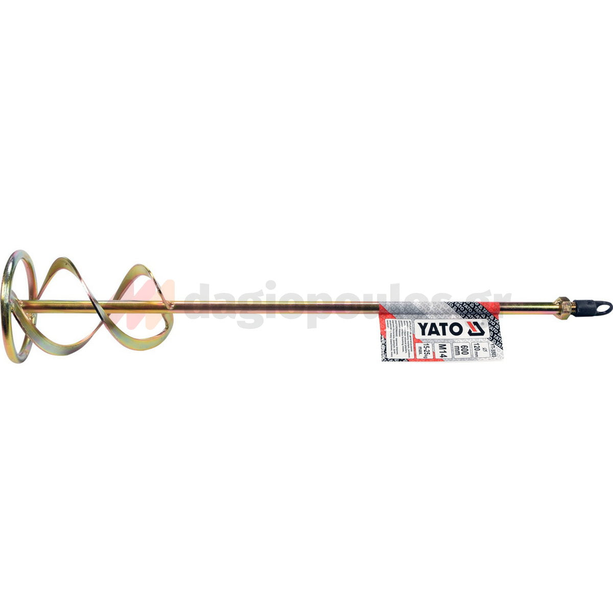 Yato YT-5503 Αναδευτήρας Κονιαμάτων & Χρωμάτων Διπλός 120mm x 600mm M14