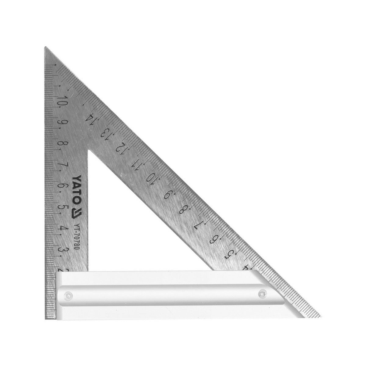 Yato YT-70780 Επαγγελματικός Χάρακας - Τρίγωνο - Γωνιόμετρο Μέτρησης & Σχεδιασμού Αλουμινίου 170mm