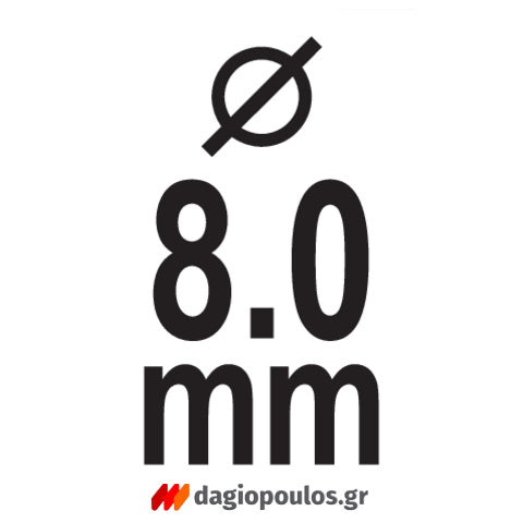 Ευθύς λειαντήρας με καλώδιο 3m για άνετη εργασία σε πάγκο και σε μεταλλικά τεμάχια