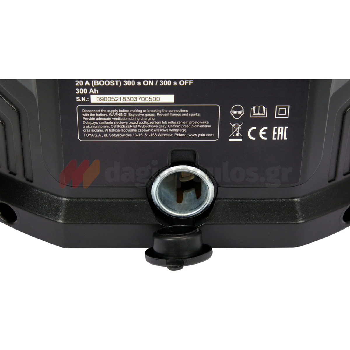 Yato YT-83037 Φορτιστής - Συντηρητής Μπαταρίας Αυτοκινήτου 12V 300Ah 15A