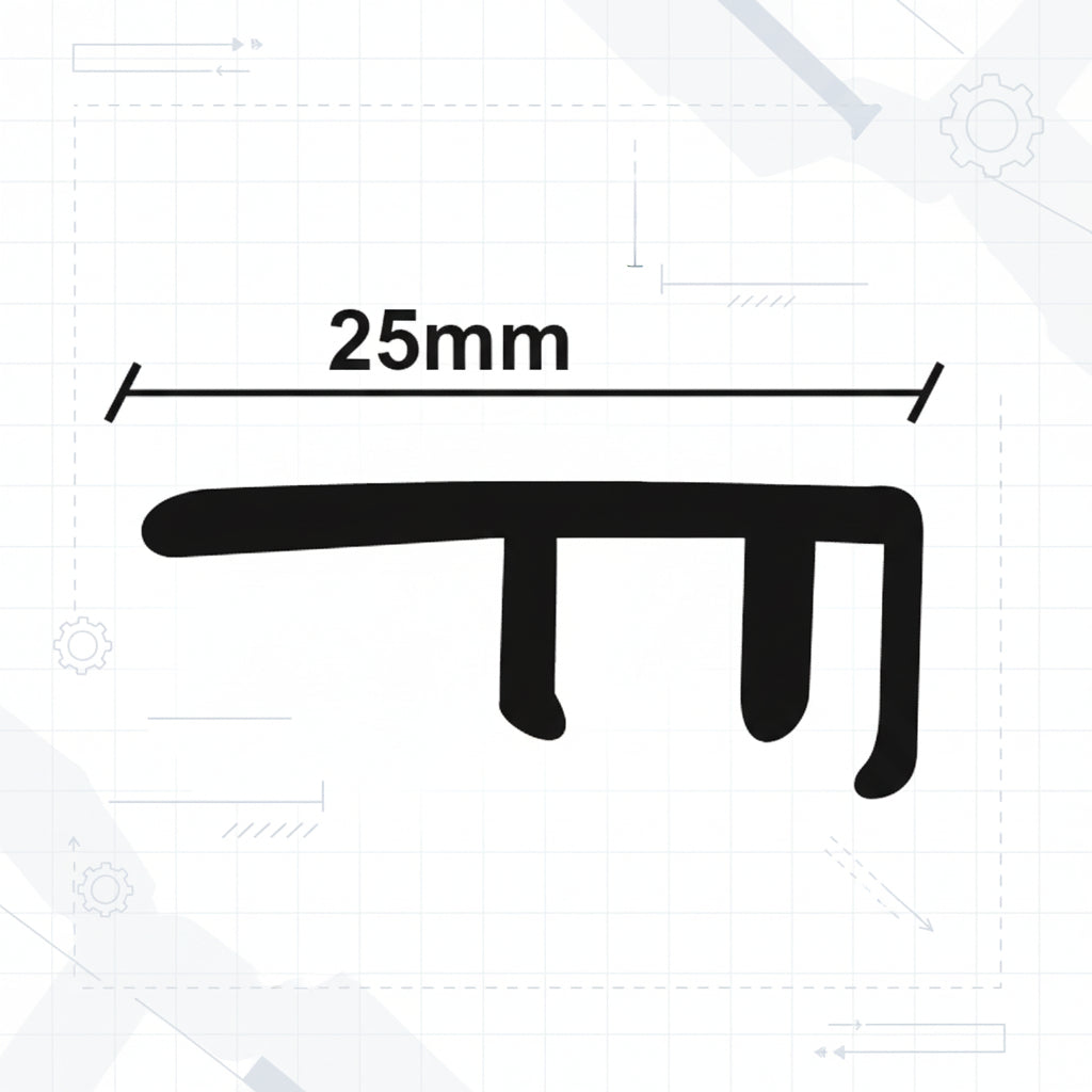 Προφίλ Παρκέ - Laminate Στοπ 25mm 2.75mtr ΧΡΥΣΟ