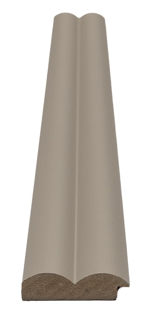 Πηχάκι Διπλό Έναρξη - Τελείωμα Για 3D Wall Panel MDF Wave Deluxe 806090 Sand Grey 16mm x 55mm x 2750mm