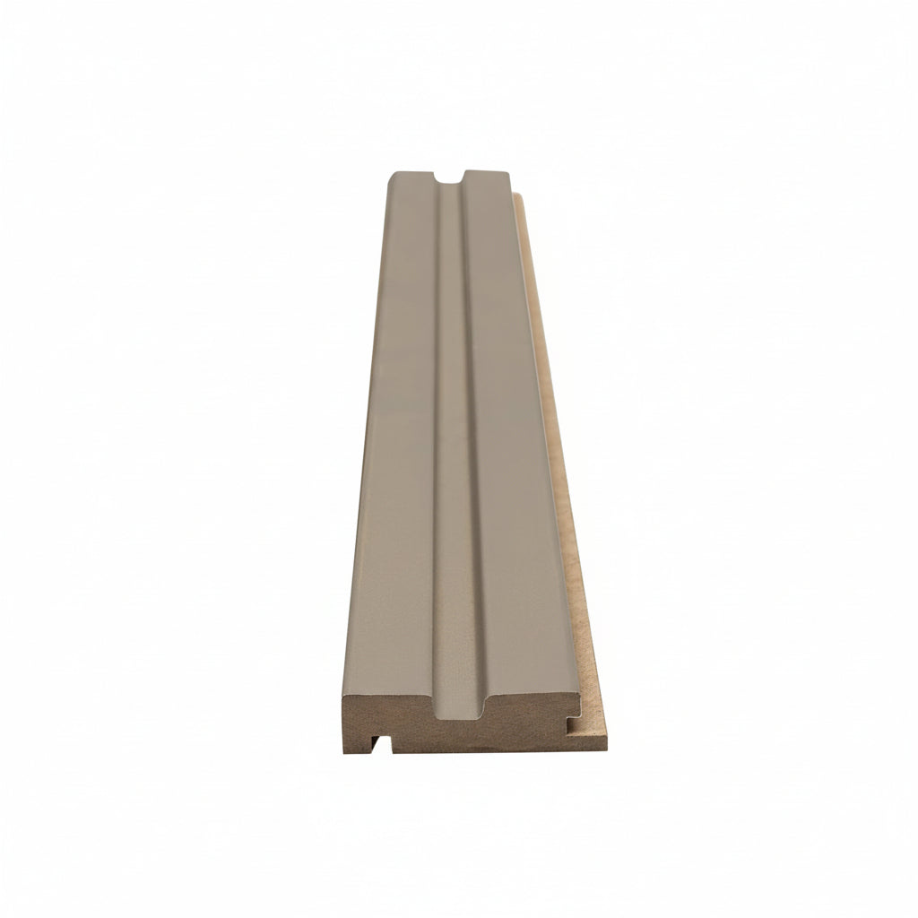 Πηχάκι Διπλό Έναρξης Για 3D Wall Panel MDF Beat Deluxe 506090 Sand Grey 16mm x 66.5mm x 2750mm