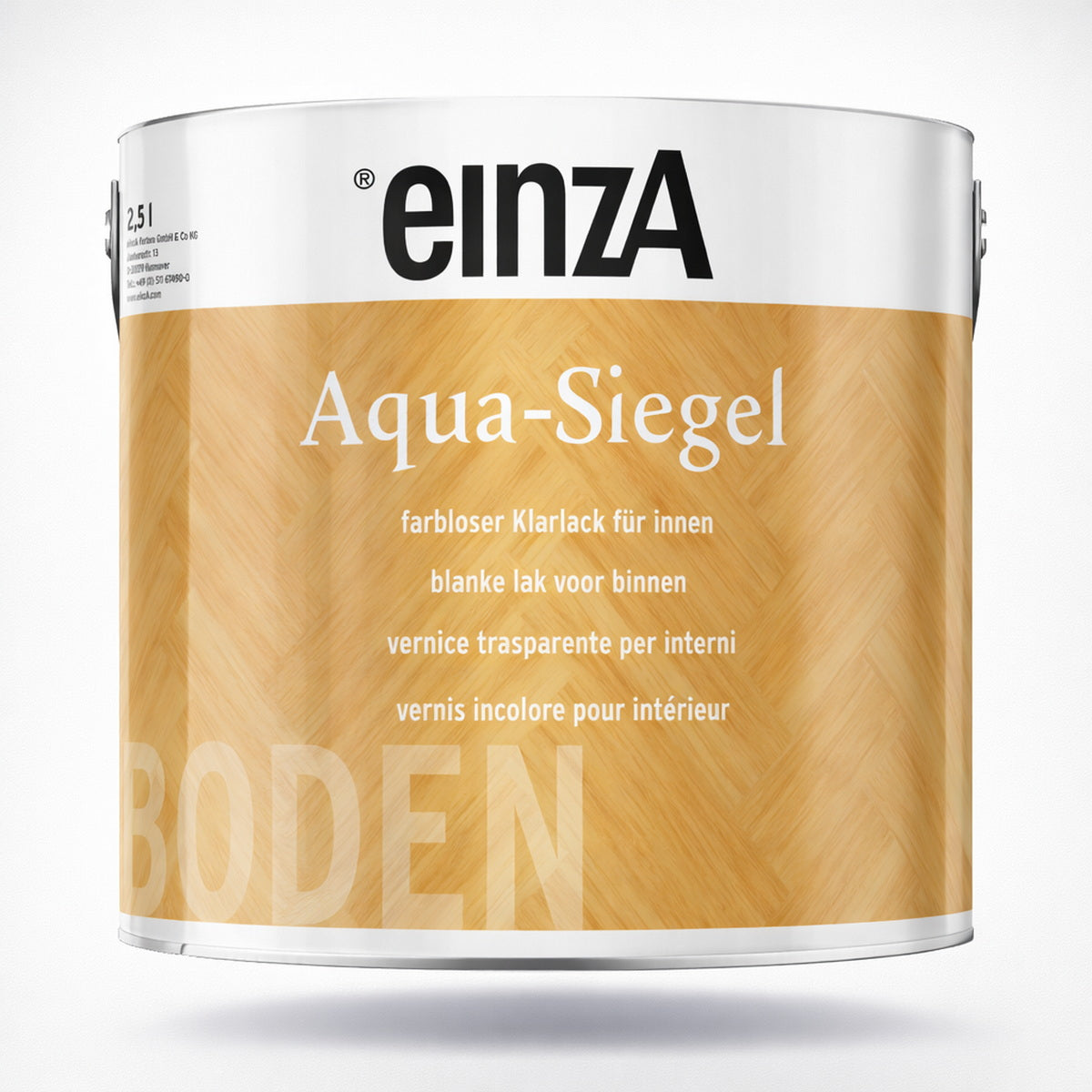 einzA Aqua Siegel Άοσμο Οικολογικό Βερνίκι Πατωμάτων & Επίπλων Νερού ΗΜΙ-ΜΑΤ