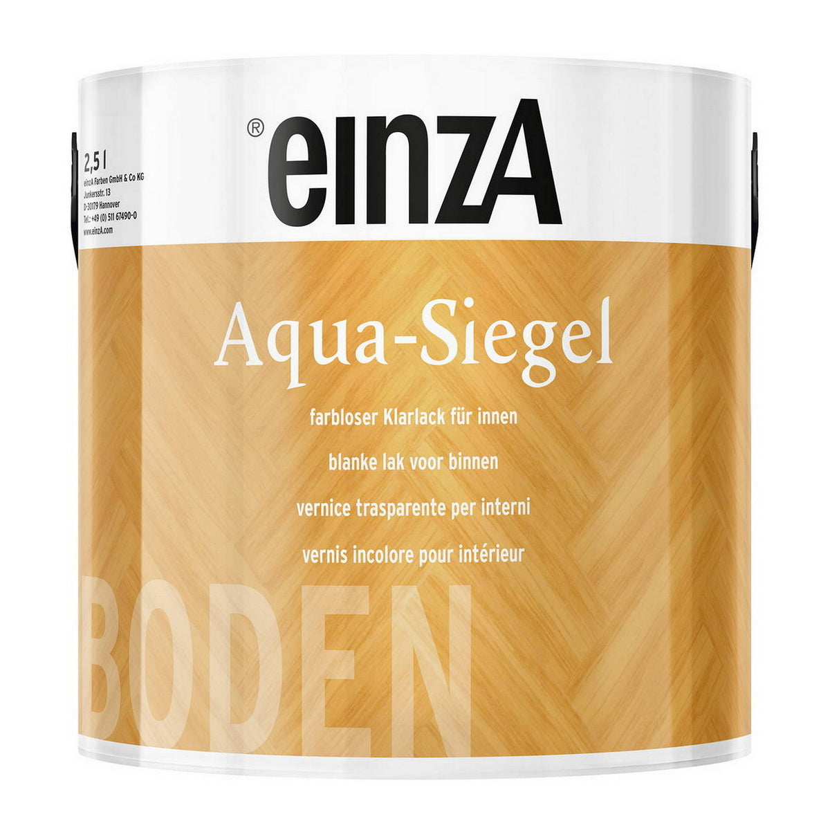 einzA Aqua Siegel Άοσμο Οικολογικό Βερνίκι Πατωμάτων & Επίπλων Νερού ΗΜΙ-ΜΑΤ