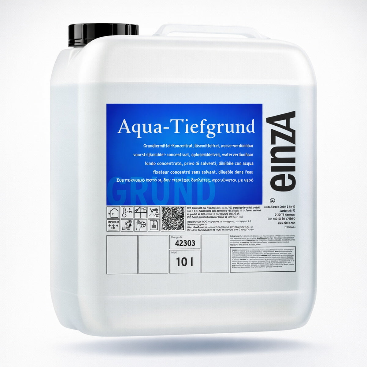 einzA Aqua-Tiefgrund Αστάρι Τοιχοποιίας - Δομικών Συμπυκνωμένο Νερού