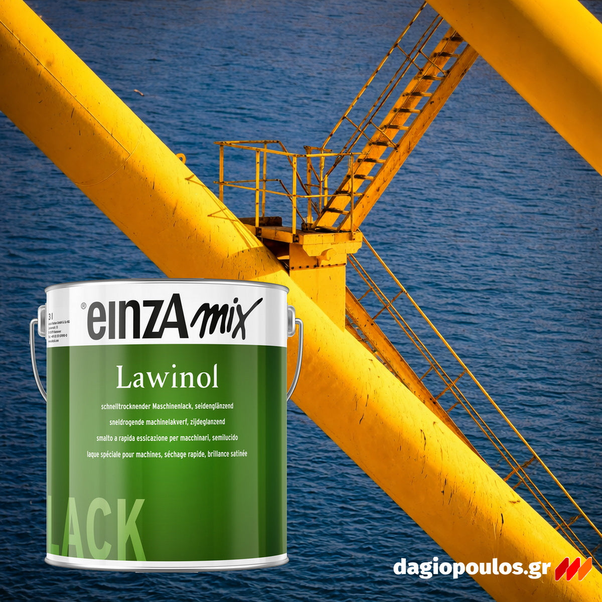 einzA Lawinol Seidenglänzend Ντουκόχρωμα Μετάλλων Υψηλών Αντοχών Σατινέ ΔΙΑΦΟΡΕΣ ΑΠΟΧΡΩΣΕΙΣ