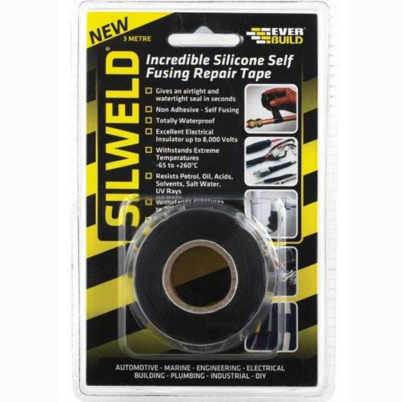 Everbuild Silweld Tape Αυτοβουλκανιζόμενη Επισκευαστική Ταινία Σιλικόνης