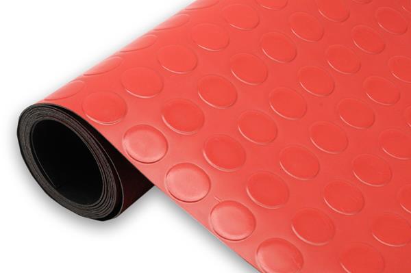Πλαστικό Δάπεδο Τάπα 1mm RED 2mtr