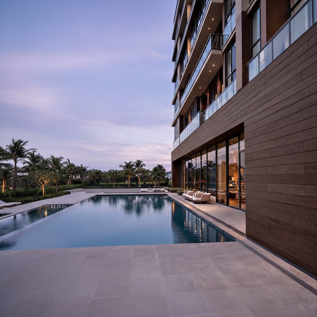 WPC Wall Cladding Premium Πηχάκια Επένδυσης Walnut 75110 12.5cm x 2900cm