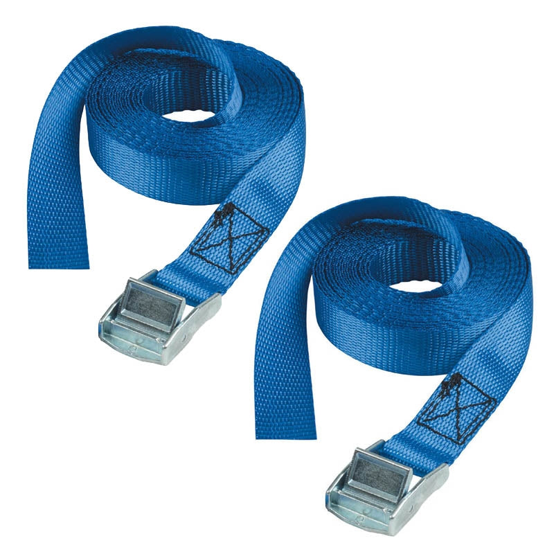 Master Lock 4363EURDAT Master Eco Ιμάντες Πρόσδεσης Φορτίου Με Πόρπη 2,5m x 25mm Σετ 2 Τεμ