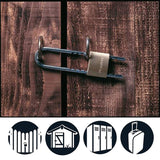 Master Lock 1950EURD Λουκέτο Ορειχάλκινο 50mm Με Ρυθμιζόμενο Λαιμό