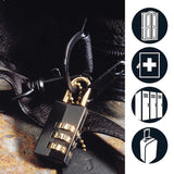 Master Lock 646EURD Λουκέτο Αποσκευών Με Συνδυασμό 3 Ψηφίων & Ορειχάλκινο Λαιμό 20mm