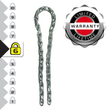 Master Lock 8011EURD Αλυσίδα Ατσάλινη Με Επένδυση Βινυλίου 6mm x 100cm