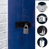 Master Lock 1145PEURD Λουκέτο Ορειχάλκινο Επινικελωμένο Βαρέως Τύπου Με Εξάγωνο Λαιμό 4 Κλειδιά Υπερασφαλείας 40mm
