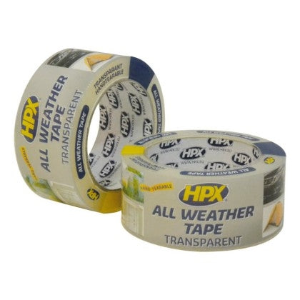 HPX All Weather Tape Αυτοκόλλητη Ταινία Επισκευής & Θερμοκηπίων 100mm x 25mtr ΔΙΑΦΑΝΗΣ