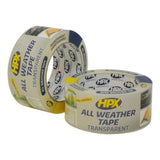 HPX All Weather Tape Αυτοκόλλητη Ταινία Επισκευής & Θερμοκηπίων 100mm x 25mtr ΔΙΑΦΑΝΗΣ