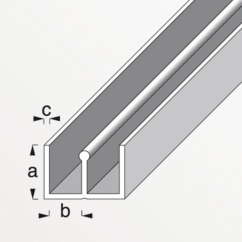Οδηγός Ράγας PVC Κάτω Μέρος 6mm x 18mm x 6mm