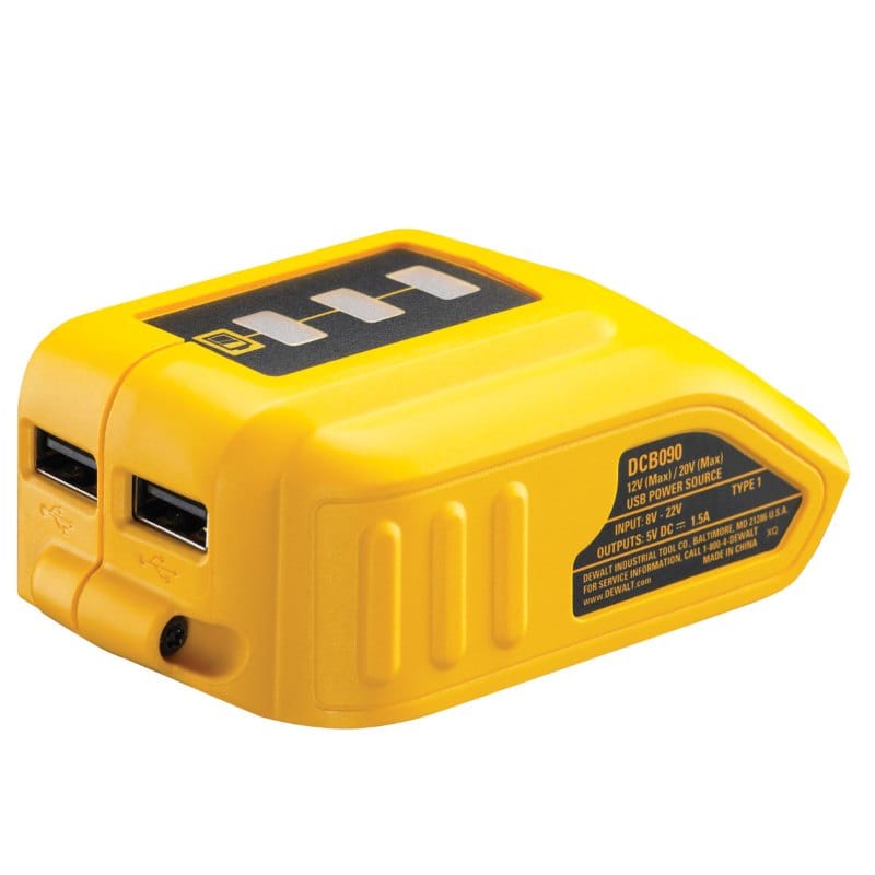 DeWalt DCB090 Αντάπτορας Φόρτισης XR Με Θύρα USB XR 10.8V-18.0V-54.0V Li-Ion
