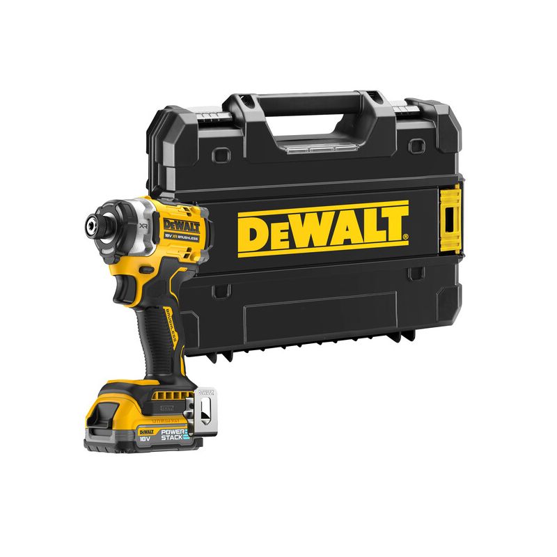 DeWalt DCF860NT-XJ Brushless Παλμικό Κατσαβίδι Μπαταρίας 18V Li-Ion 1/4" SOLO Με Βαλίτσα T-STAK