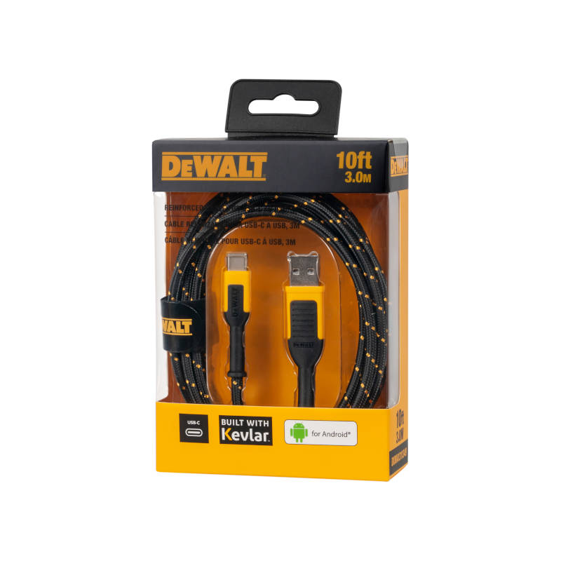DeWalt 1311349DWG Ενισχυμένο Καλώδιο USB-A σε TYPE-C 3mtr