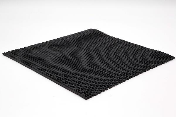 Πλαστικό Δάπεδο Zigzag Ματ 5mm 1.20m ΜΑΥΡΟ