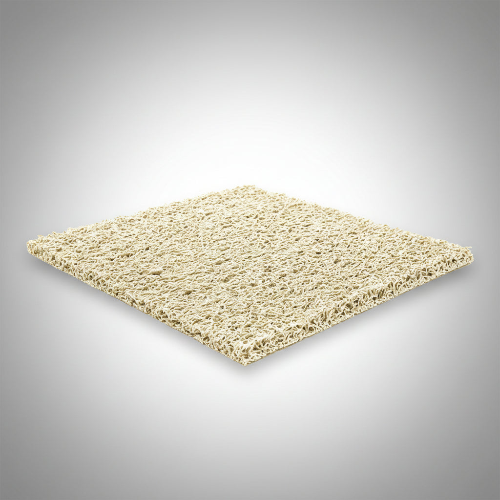 Πλαστικό Δάπεδο Spaghetti 15mm 1.22m ΛΕΥΚΟ