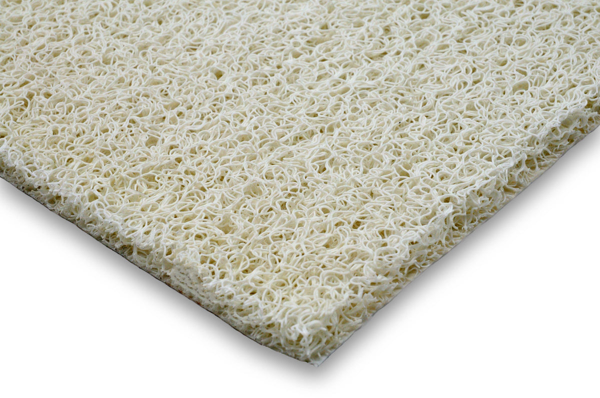 Πλαστικό Δάπεδο Spaghetti 12mm 1.22m ΛΕΥΚΟ