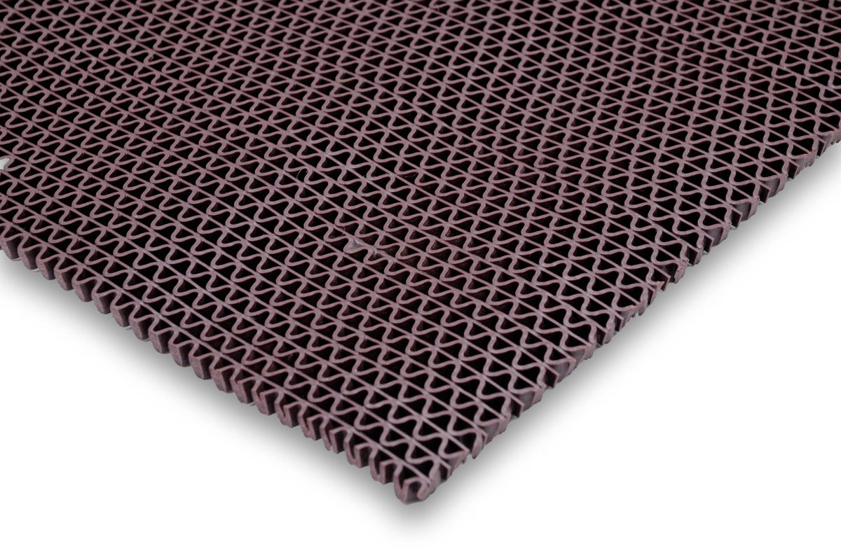 Πλαστικό Δάπεδο Zigzag Ματ 5mm 1.20m ΚΑΦΕ