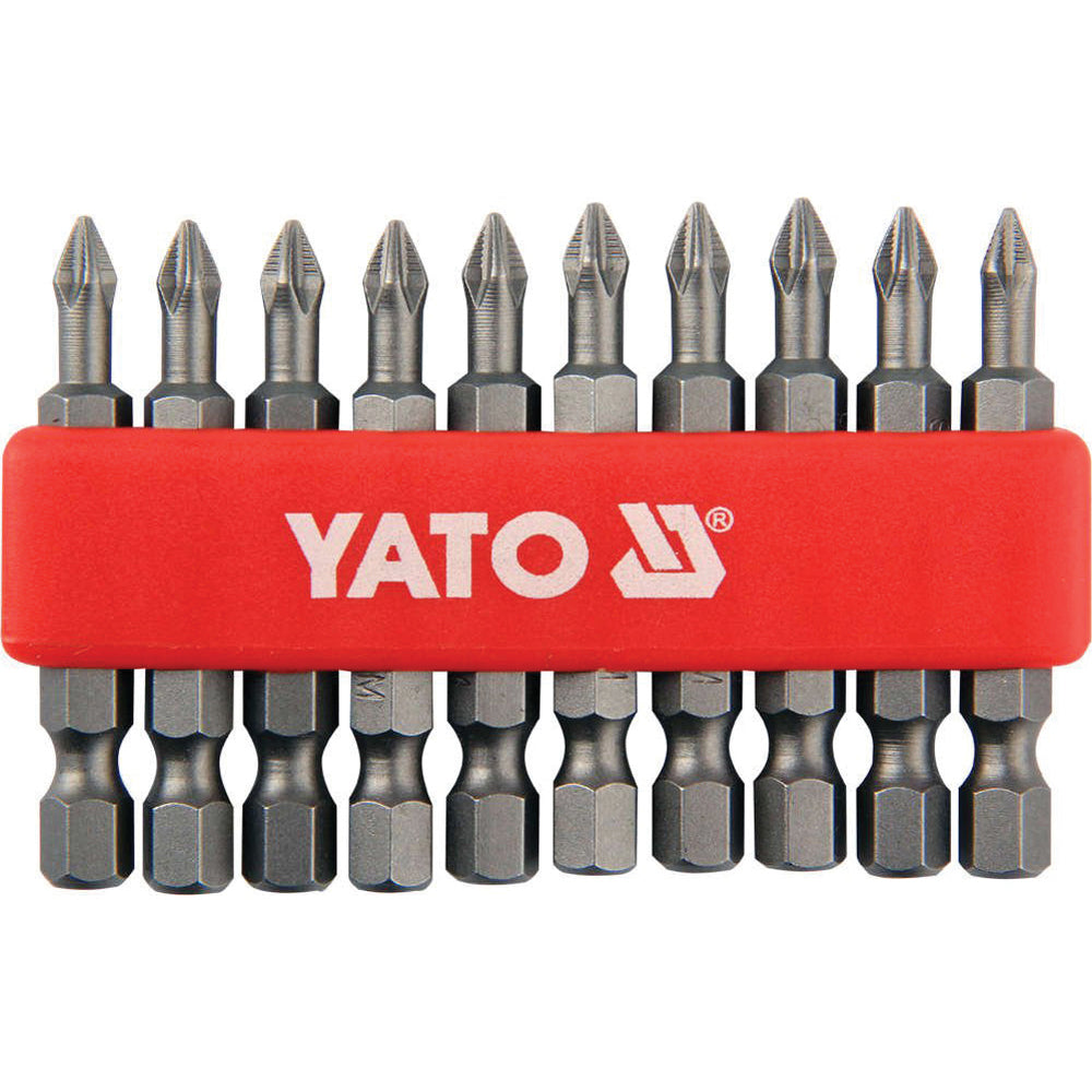 Yato YT-0477 Συλλογή Μύτες Phillips (Σταυρού) Ph.1 x 50mm Σετ 10 Τε