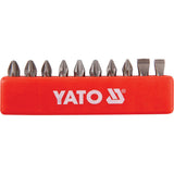 Yato YT-0482 Μύτες Διάφορες 25mm S2 Σετ 10 Τμχ