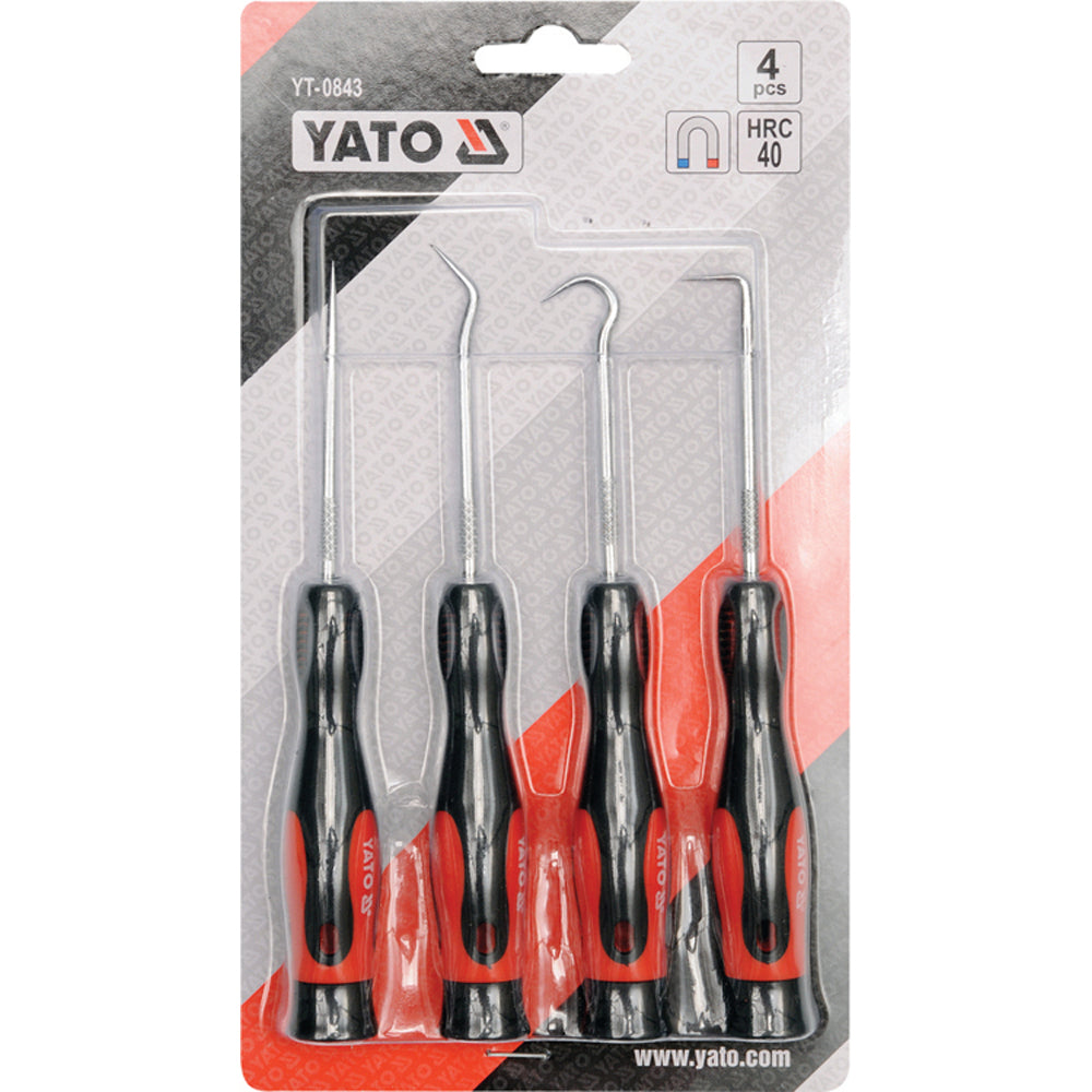 Yato YT-0843 Κατσαβίδια Αγκίστρου Γάντζου Σετ 4 Τεμ