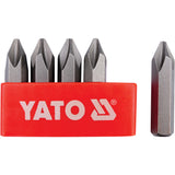 Yato YT-2810 Συλλογές Μύτες Χτυπητών Κατσαβιδιών (Σφυροκατσάβιδων) Ph.2 x 36mm Σετ 5 Τεμ