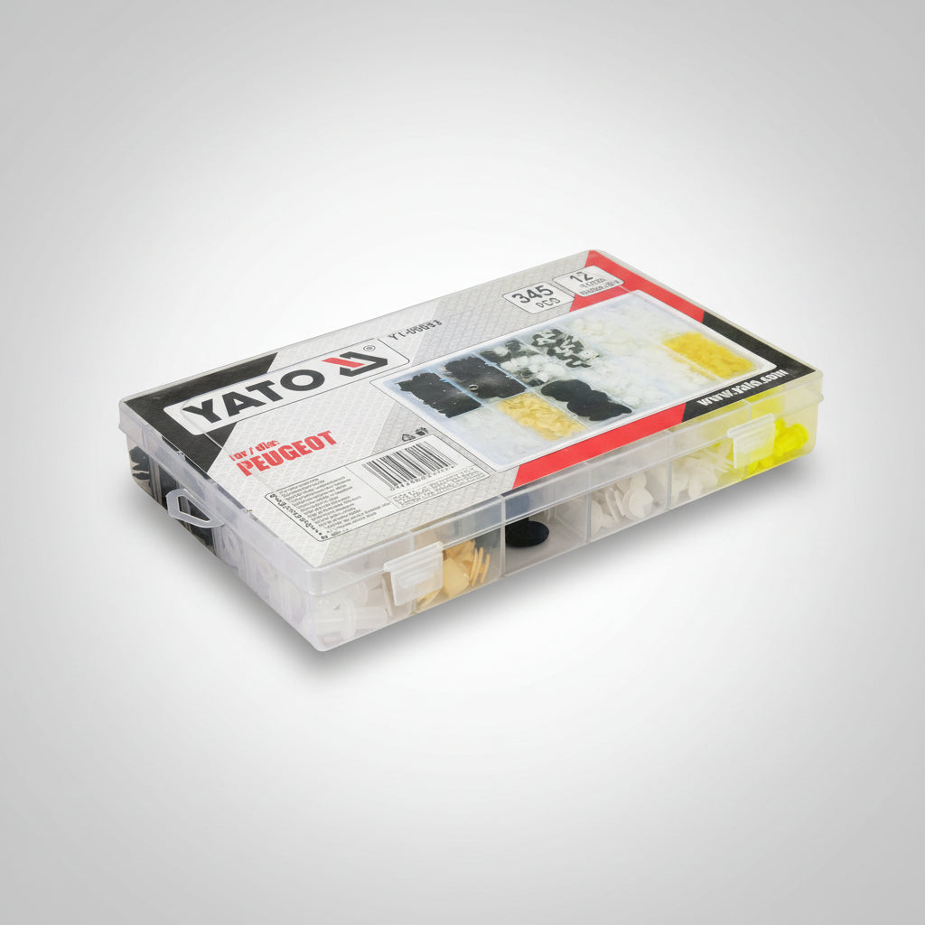 Yato YT-06653 Συλλογή Κλιπς Αυτοκινήτων PEUGEOT Σετ 345 Τεμ