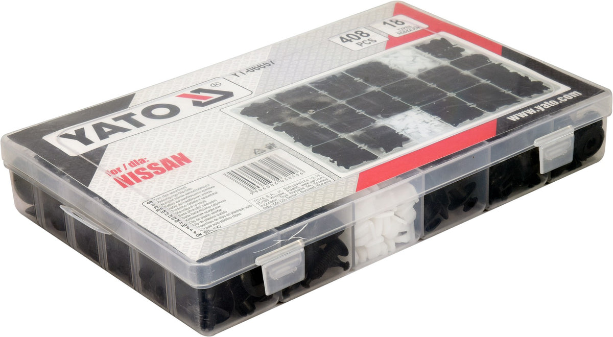 Yato YT-06657 Κλιπς Αυτοκινήτου NISSAN Σετ 408 Τεμ