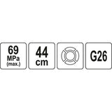 Yato YT-07101 Μαρκούτσι Και Κεφαλή Γρασαδόρου