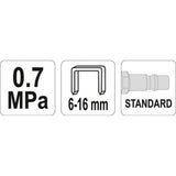 YATO YT-09201 Καρφωτικό 6-16mm
