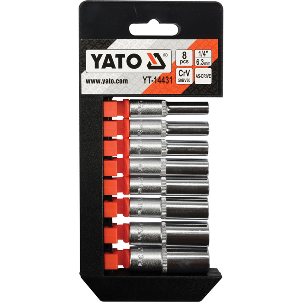 Yato YT-14431 Συλλογή Επαγγελματικά Kαρυδάκια 14" Σετ 8 Τεμ Μακρυά