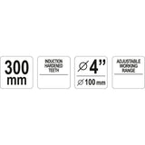 Yato YT-22260 Σωληνοκάβουρας Αλυσίδας 300mm