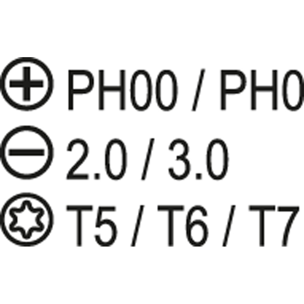 Yato YT-25863 Κατσαβίδια Ηλεκτρονικών ΣΕΤ 7ΤΜΧ.