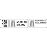 Yato YT-36119 Επαγγελματικός Πριτσιναδόρος Χειρός Σπειρωμάτων 338mm
