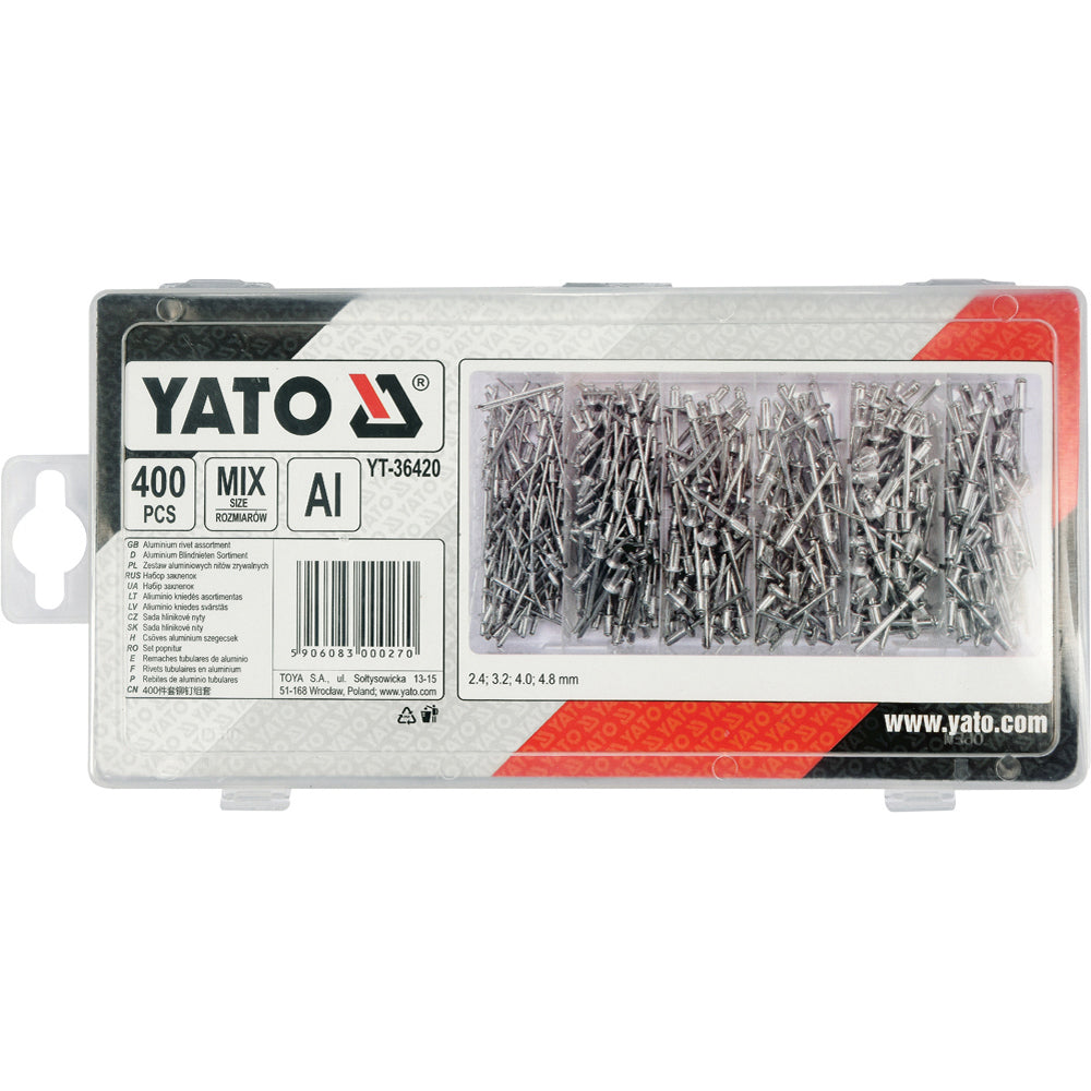 YATO - ΠΡΙΤΣΙΝΙΑ ΣΕΤ 400ΤΕΜ YT-36420