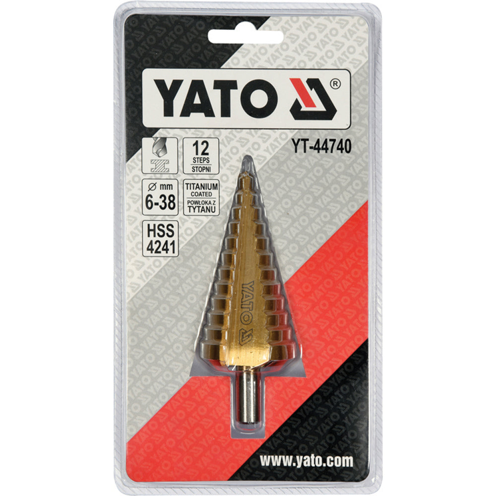 Yato YT-44740 Τρυπάνι Κωνικό (Φρέζα) Με Διαβάθμιση 6.0mm-38.0mm