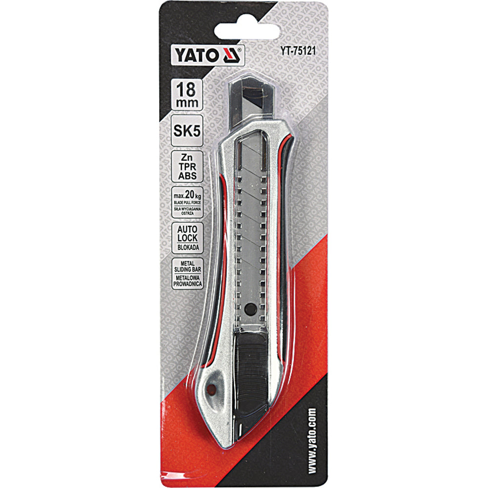 Yato YT-75121 Μαχαίρι Κόφτης Μοκέτας (Φαλτσέτα) 18mm