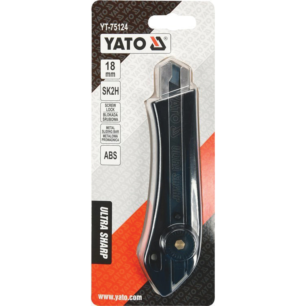 Yato YT-75124 Μαχαίρι Κόφτης Μοκέτας (Φαλτσέτα) Ultra Sharp 18mm