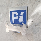 Πινακίδα Σήμανσης "Πάρκινγκ Σκύλου - Dog Parking" Ανοξείδωτη 200mm x 300mm