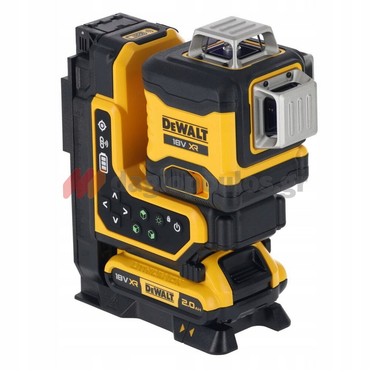 DeWalt DCLE34035D1-QW Laser Αυτορρυθμιζόμενο Με 3 Γραμμές 360 Μοίρες Πράσινης Δέσμης 18V Li-Ion XR Και Τηλεχειριστήριο