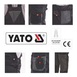 Yato Pegma Παντελόνι Φόρμα Εργασίας με Τιράντες