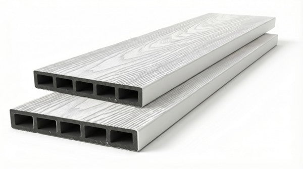 WPC Περίφραξης Premium White 25130 120x20mm 3.6mtr