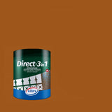Vitex Direct-3in1 Αντισκουριακό Χρώμα Βαφή Απευθείας Στη Σκουριά 27 Καφέ